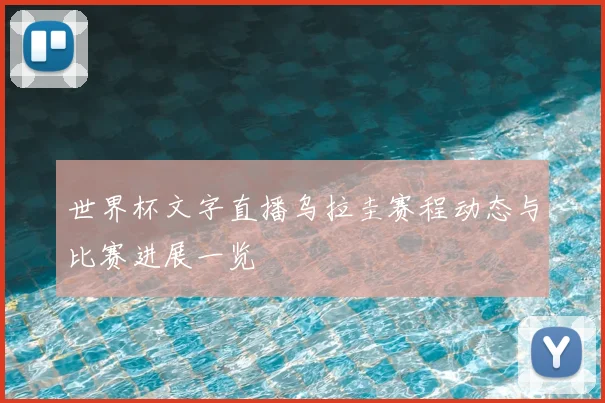 世界杯文字直播乌拉圭赛程动态与比赛进展一览